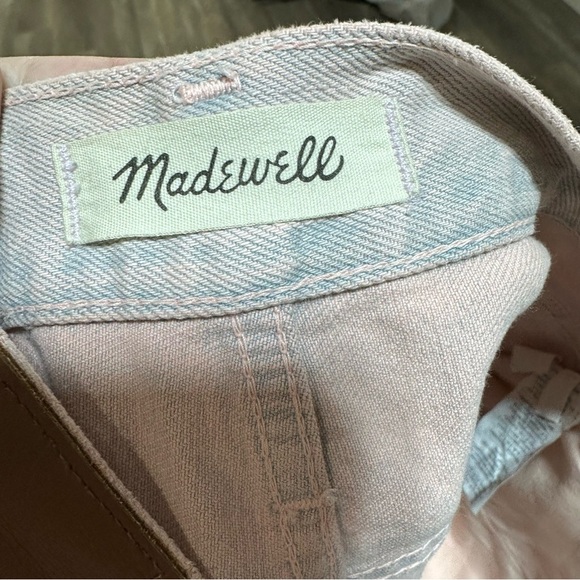 Madewell Mom jean overdyed edition pink/blue size 27, like new! - Picture 5 of 8